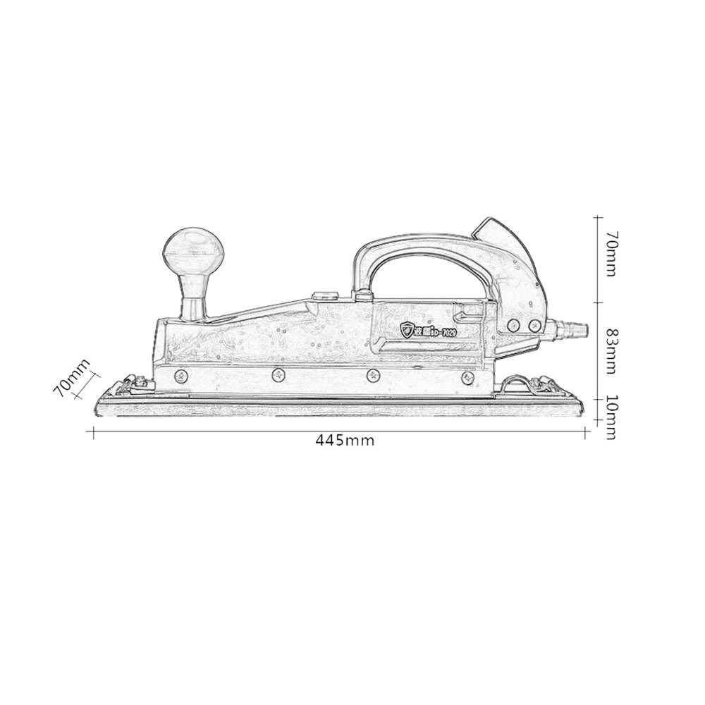 Pneumatic Orbital Reciprocating Sander Wood Floor Polishing Buffing
