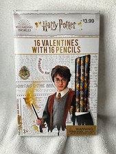 HARRY POTTER Wizarding World Valentines  16 Pencils New
