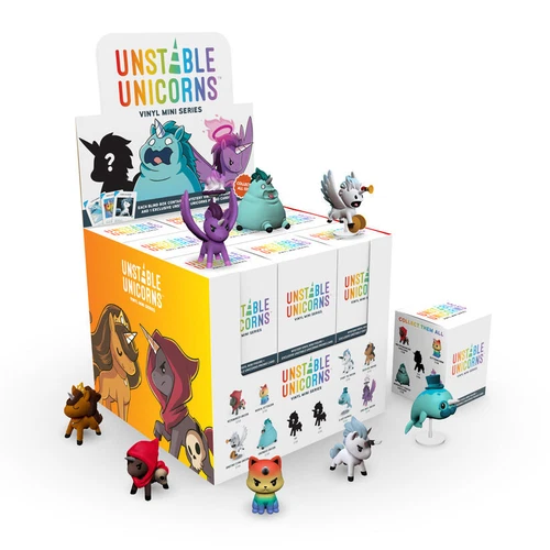 Unstable Unicorns Blind Box Vinyl Mini Figures w/ Promo Cards - Unstable Games