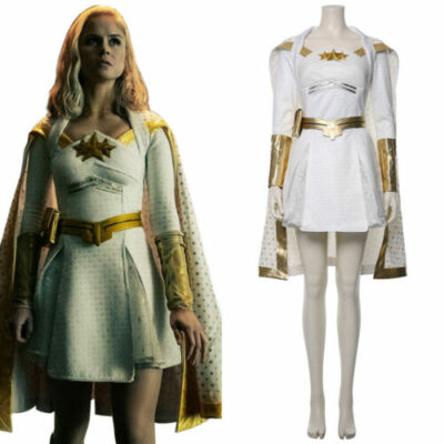 The Boys Annie January Starlight Cosplay Costume Dress Skirt Cape Outfit