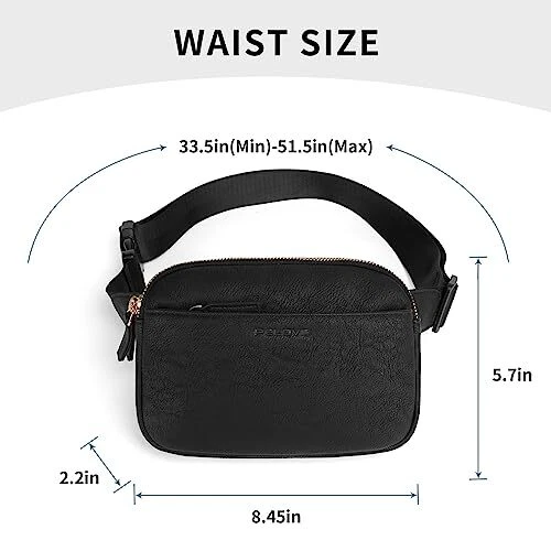 Belt Bag for Women Crossbody Bags for Women Trendy Chest Bag for Men G-Black Belt Bag for Women Crossbody Bags for Women Trendy Chest Bag for Men G-Black