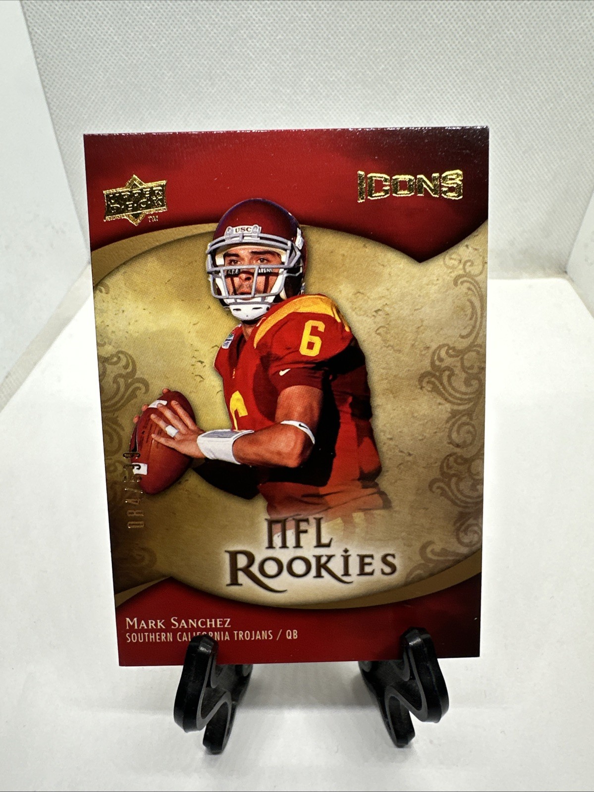 2009 Upper Deck Icons Rookie 085/599 Mark Sanchez #102 RC SP B1-10