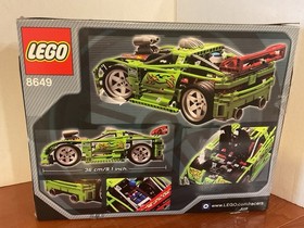 LEGO Racers: Nitro Menace (8649), Box And Instructions, All Pieces, Please Read