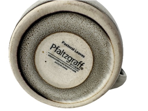 Pfaltzgraff Studio Pastoral Leaves 12 Oz Coffee Mug - Picture 4 of 4