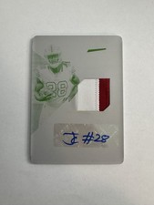2022 XR James Cook RC Rookie Patch Auto RPA 1 of 1 - YELLOW Printing Plate