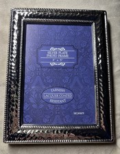 Frame Silver Plated 6x4.75 Inch Fits 3x 5 Photos Lacquer Coated Shinny