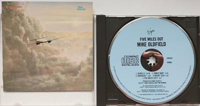 MIKE OLDFIELD Five Miles Out CD West Germany 1983 BLUE FACE no Target black red
