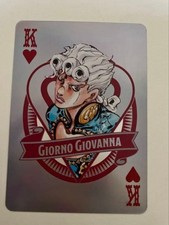 Giorno Giovanna Jojo World Aurora Playing Cards New Collectible