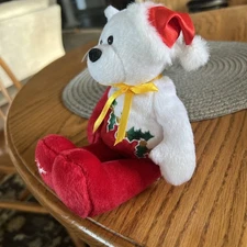 Bear Claus The Christmas Plush Bear by Limited Treasures 2003 NWT 9” W/all Tags