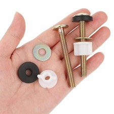 2 PCS Toilet Seat Screws Replacement Kit, Heavy Duty Toilet Seat Fastener