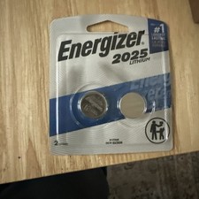 Energizer 2025 Coin Lithium Batteries 2 ct Expires 03/2033