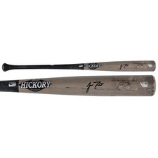 J.T. Realmuto Phillies Signed GU Hickory Broken Bat from 2024 Season HH98507577