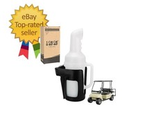 Universal Golf Cart Sand Bottle with Holder for Yamaha, EZGO, Club Car, Divot F