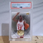 Upper Deck 2009 Jordan Legacy Michael Jordan Bulls #28 Gold PSA 9 Card
