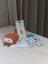 Jellycat Lily Fish London Selfridges Exclusive *BNWT* with Pin and Stickers Set