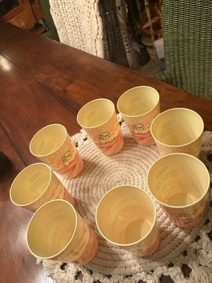 Makers mark bourbon whiskey sugarcane cups set of 8 Pcs Sustainable  Sun Desert