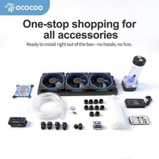 DIY Custom Water Cooling Kit for Intel LGA 1700 1200 2011 AMD AM4 AM5 PC Liquid