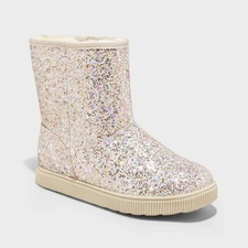 Girls' Holland Zipper Shearling Style Boots - Cat  Jack  Kids Winter Boots