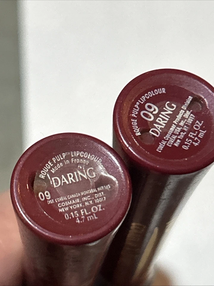 L'Oreal Paris Rouge Pulp Liquid Lipstick Color DARING LOT OF 2 #09 0.15 FL Oz - Image 4 of 4