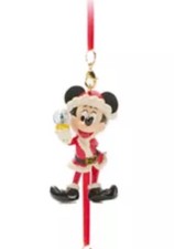 Santa Mickey Holiday Ornament