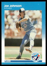1987 Fleer Joe Johnson Toronto Blue Jays #230