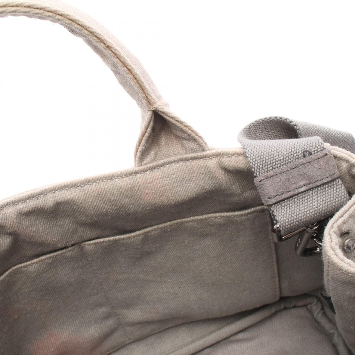 Prada DENIM CANAPA Canapa Mini  PRADA Denim Tote Bag Denim Canvas Used Ladies fr thumbnail 7