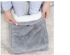 Electric Heater Foot Warmer USB Charging Fleece Soft Feet Cover Washable Winter