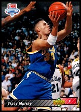 1992 Tracy Murray Rookie Upper Deck BASKETBALL #13b Portland Trail Blazers