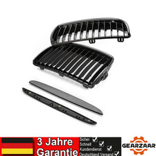 Nieren Grill GLANZ SCHWARZ Einzelsteg Kühlergrill für BMW 3er E90 E91 05-08 1