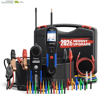 VDIAGTOOL V200 PRO Upgrade Kit Automotive Power Circuit Probe Tester with 30PCS