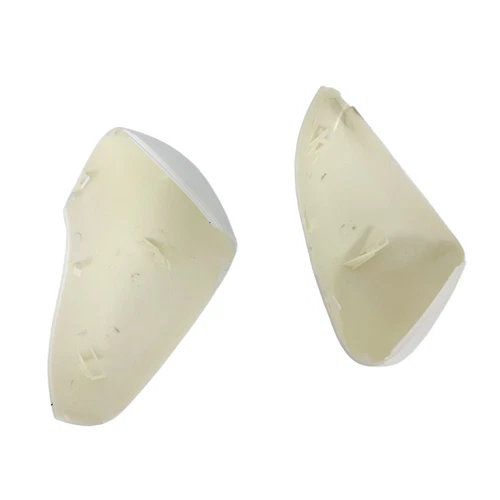 For Renault Clio MK4 2012-2019 White Rearview Side Door Mirror Cover Cap Trim - Picture 5 of 8