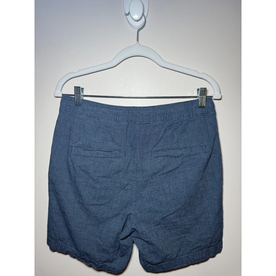 Pantalones Cortos HM Para Hombre Calce Regular Cupé Estándar Azul Informal Cordón Talla S Foto 2 de 4