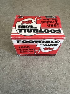1989 TOPPS FOOTBALL TRADED SERIES SET 1-132 BARRY SANDERS RC