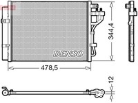 Denso Kondensator Klimaanlage DCN43006 FüR KIA TA Picanto 2 Fuel LPG