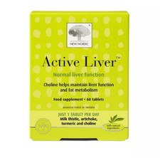 New Nordic Active Liver For Normal Liver Function 60 Tablets