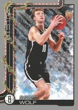 2025-26 Topps Holiday #H187 Danny Wolf Glitter Holiday