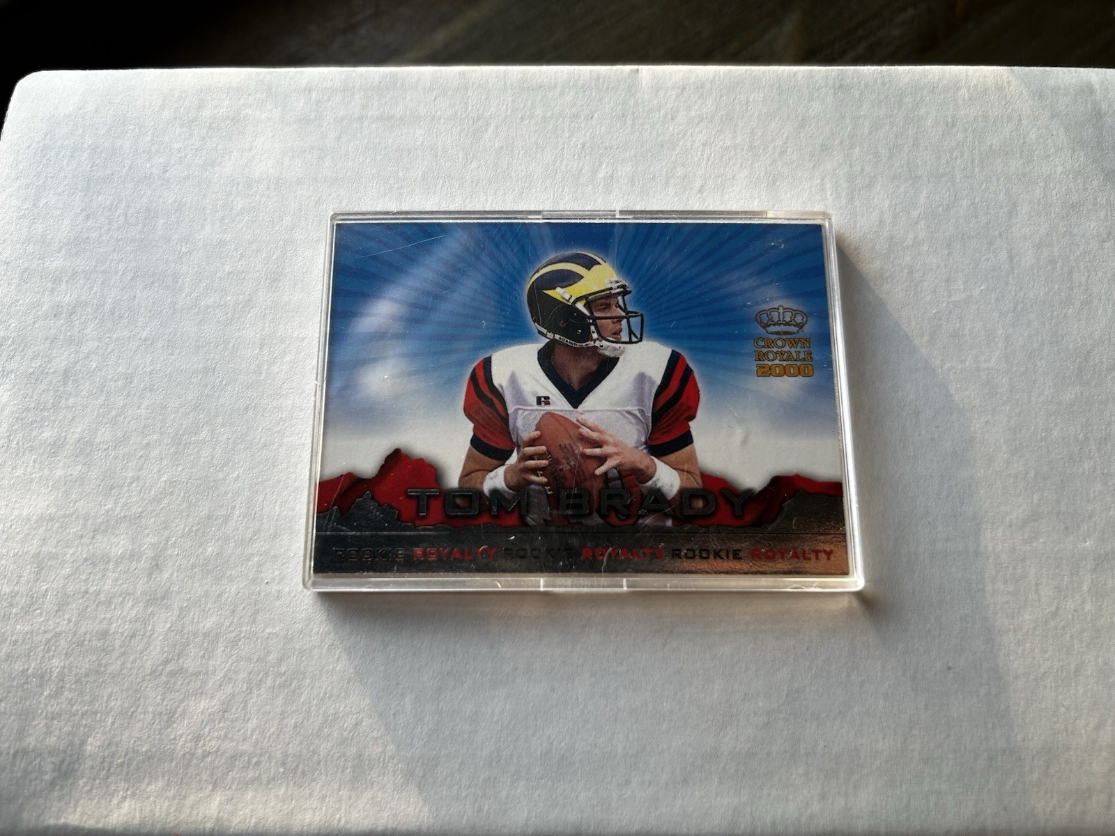 2000 Pacific Crown Royale - Rookie Royalty Tom Brady #2 (RC)