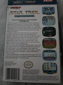 Nintendo NES, STAR TREK 25TH ANNIVERSARY, by ULTRA GAMES, Box & Game 