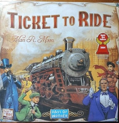 Ticket To Ride Board Game by Alan R. Moon Train Building- New Open Box
