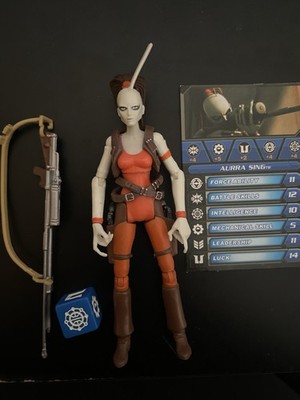 Star Wars The Clone Wars 2010 Aurra Sing CW11 Figure Hasbro