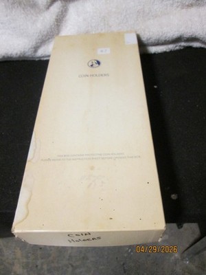 Private Lot of Franklin Mint 44mm (1 3/4'' ) Coin Holder Base + Lid D105404