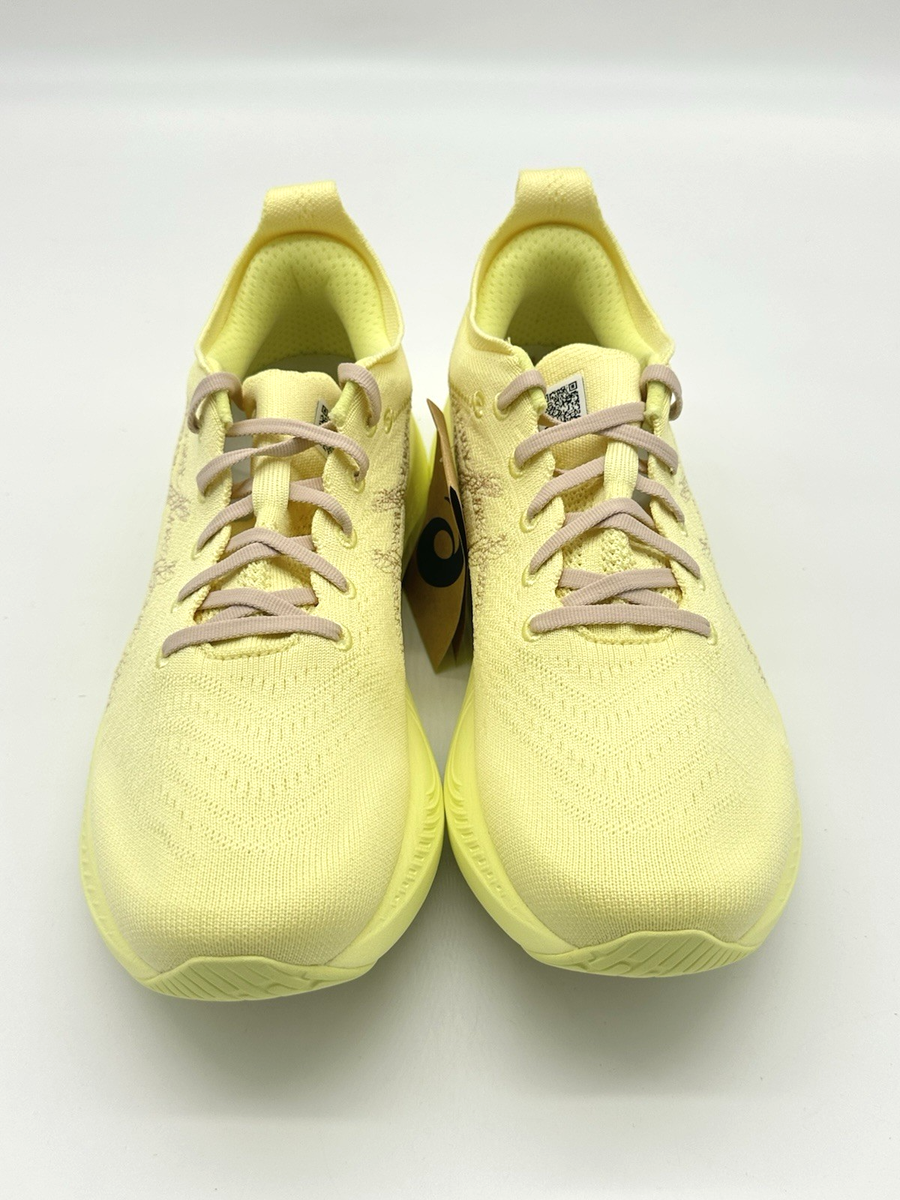 Asics Nimbus Mirai Running Shoes Mens 11 11.5 Huddle Yellow Mineral Beige Asics Nimbus Mirai Huddle Yellow Mineral Beige Men main image 3