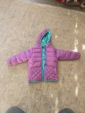Snozu Girl's Puffer Fleece Lined Jacket Size 4T New
