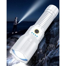 Laser Flashlights 5000.000 High Lumens Rechargeable, Super Bright LED Flashli...