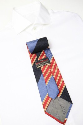 EGON VON FURSTENBERG Tie Herren One Size Multicolor Patterned Pointed Pure Silk