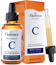 Sérum visage bio 60 ml à la vitamine C, à l'acide hyaluronique pur, à la vitamin