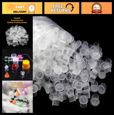 1000Pcs Disposable Tattoo Ink Caps - 11mm Pigment Cups for Artists Beginners