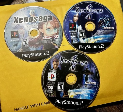 Xenosaga Episode 1 & 2 PS2 *Discs Only*
