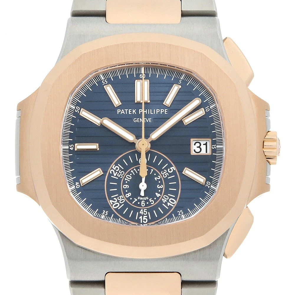 Patek Philippe — PATEK PHILIPPE Nautilus Chronograph 5980/1AR-001 second hand mens
