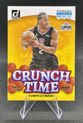 2022-23 Panini Donruss Crunch Time Kawhi Leonard Press Proof #7